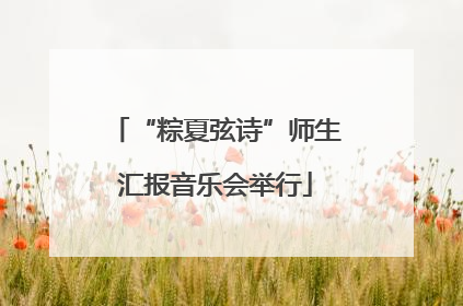 “粽夏弦诗”师生汇报音乐会举行