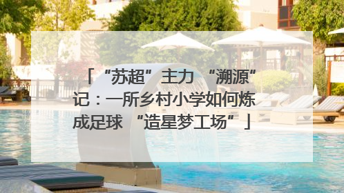 “苏超”主力 “溯源” 记：一所乡村小学如何炼成足球 “造星梦工场”