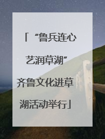 “鲁兵连心 艺润草湖”齐鲁文化进草湖活动举行