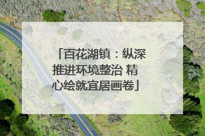 百花湖镇：纵深推进环境整治 精心绘就宜居画卷