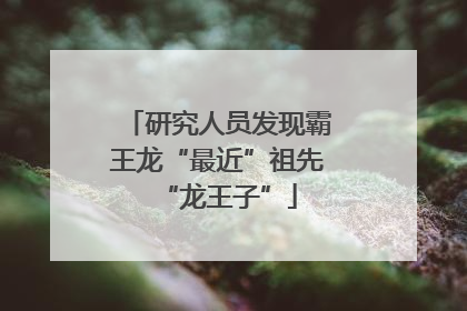 研究人员发现霸王龙“最近”祖先“龙王子”