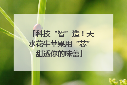科技“智”造！天水花牛苹果用“芯”甜透你的味蕾