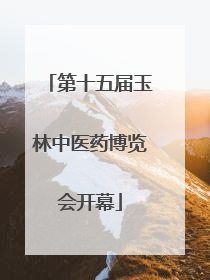 第十五届玉林中医药博览会开幕