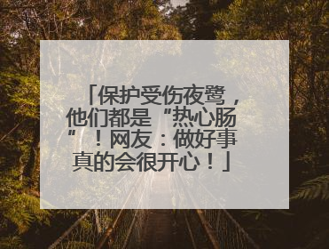保护受伤夜鹭，他们都是“热心肠”！网友：做好事真的会很开心！
