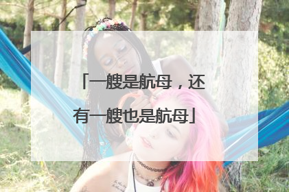 一艘是航母，还有一艘也是航母