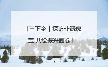 三下乡｜探访非遗瑰宝 共绘振兴画卷