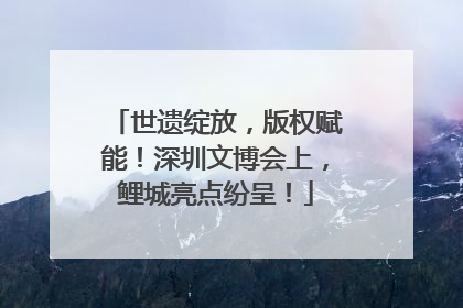 世遗绽放，版权赋能！深圳文博会上，鲤城亮点纷呈！