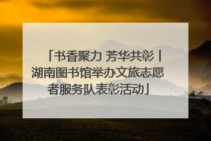 书香聚力 芳华共彰丨湖南图书馆举办文旅志愿者服务队表彰活动