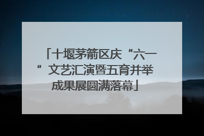 十堰茅箭区庆“六一”文艺汇演暨五育并举成果展圆满落幕