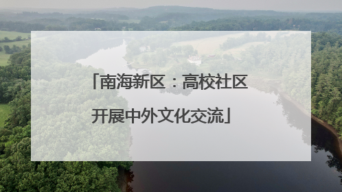 南海新区：高校社区开展中外文化交流