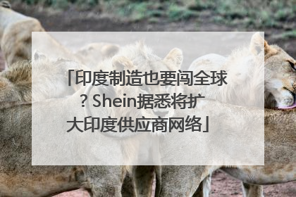 印度制造也要闯全球？Shein据悉将扩大印度供应商网络
