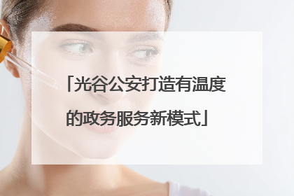 光谷公安打造有温度的政务服务新模式