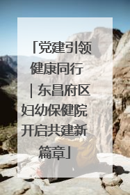 党建引领 健康同行｜东昌府区妇幼保健院开启共建新篇章