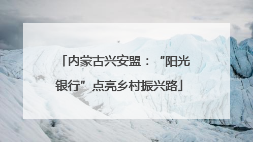 内蒙古兴安盟：“阳光银行”点亮乡村振兴路
