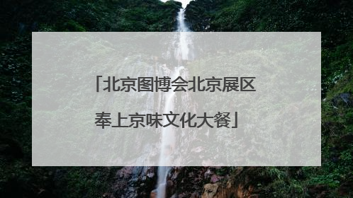 北京图博会北京展区奉上京味文化大餐
