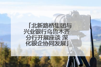 北新路桥集团与兴业银行乌鲁木齐分行开展座谈 深化银企协同发展