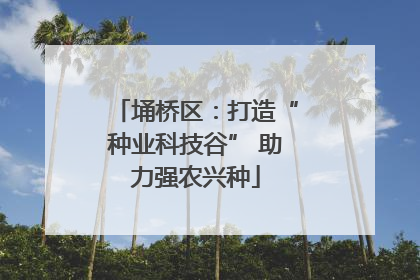 埇桥区：打造“种业科技谷” 助力强农兴种