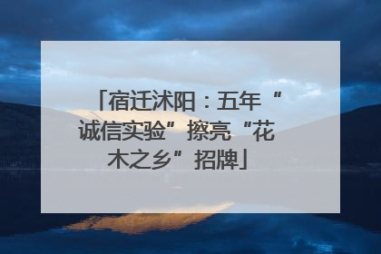 宿迁沭阳：五年“诚信实验”擦亮“花木之乡”招牌