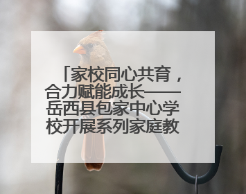 家校同心共育，合力赋能成长——岳西县包家中心学校开展系列家庭教育活动