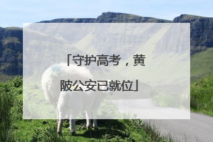 守护高考，黄陂公安已就位