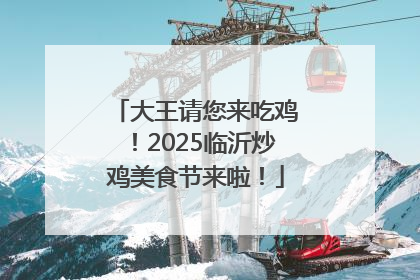 大王请您来吃鸡！2025临沂炒鸡美食节来啦！