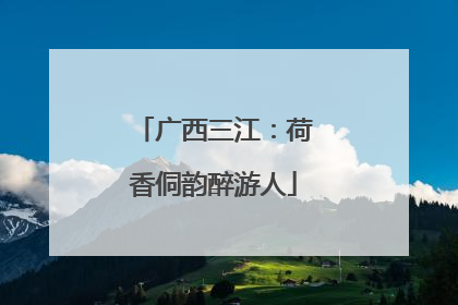 广西三江：荷香侗韵醉游人