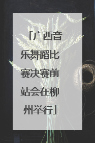 广西音乐舞蹈比赛决赛前站会在柳州举行