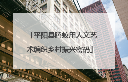 平阳县腾蛟用人文艺术编织乡村振兴密码