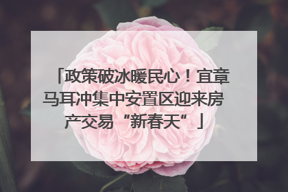 政策破冰暖民心！宜章马耳冲集中安置区迎来房产交易“新春天”