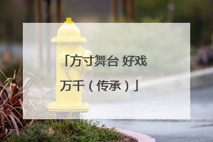 方寸舞台 好戏万千（传承）
