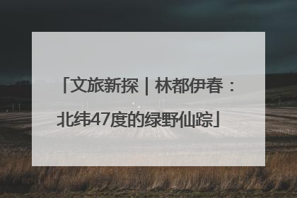 文旅新探｜林都伊春：北纬47度的绿野仙踪