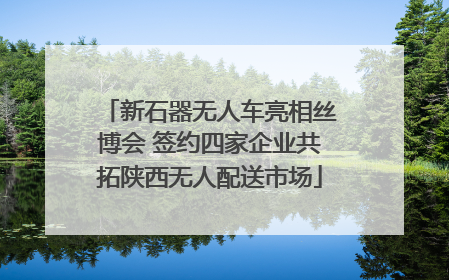 新石器无人车亮相丝博会 签约四家企业共拓陕西无人配送市场