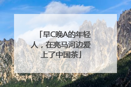 早C晚A的年轻人，在亮马河边爱上了中国茶