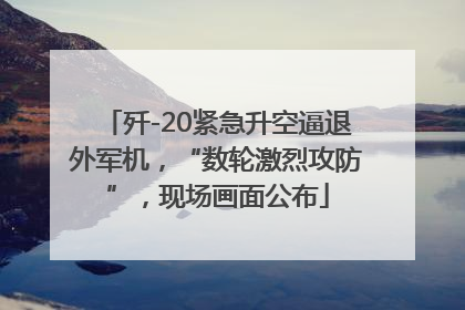 歼-20紧急升空逼退外军机，“数轮激烈攻防”，现场画面公布
