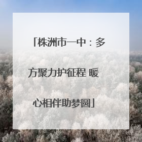 株洲市一中：多方聚力护征程 暖心相伴助梦圆
