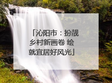 沁阳市：扮靓乡村新画卷 绘就宜居好风光
