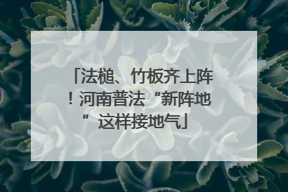 法槌、竹板齐上阵！河南普法“新阵地”这样接地气