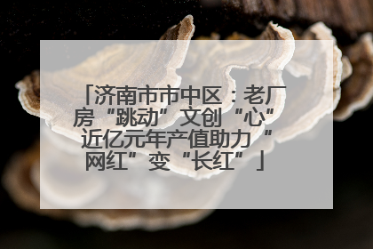 济南市市中区：老厂房“跳动”文创“心” 近亿元年产值助力“网红”变“长红”