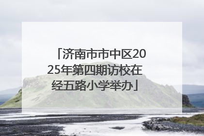 济南市市中区2025年第四期访校在经五路小学举办