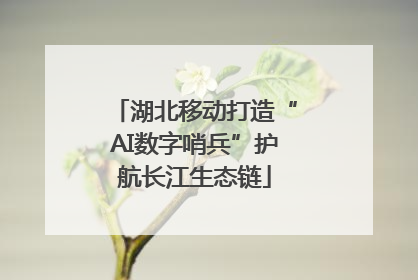 湖北移动打造“AI数字哨兵”护航长江生态链