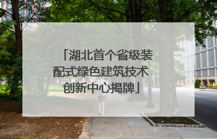 湖北首个省级装配式绿色建筑技术创新中心揭牌