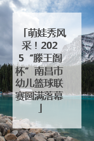 萌娃秀风采！2025“滕王阁杯”南昌市幼儿篮球联赛圆满落幕