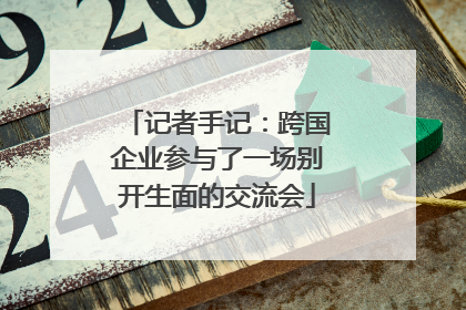 记者手记：跨国企业参与了一场别开生面的交流会