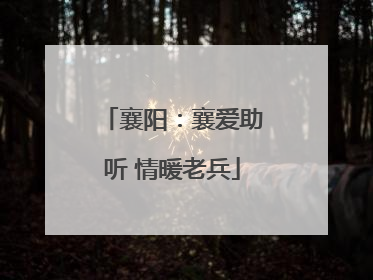 襄阳：襄爱助听 情暖老兵