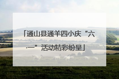 通山县通羊四小庆“六·一”活动精彩纷呈
