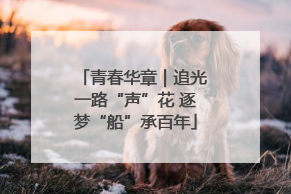 青春华章｜追光一路“声”花 逐梦“船”承百年