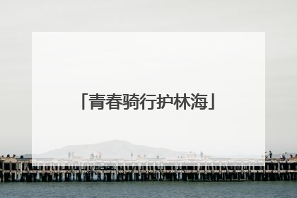 青春骑行护林海