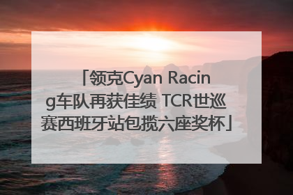 领克Cyan Racing车队再获佳绩 TCR世巡赛西班牙站包揽六座奖杯