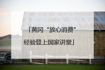 黄冈“放心消费”经验登上国家讲堂