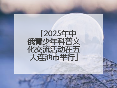 2025年中俄青少年科普文化交流活动在五大连池市举行